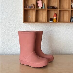 Zara Toddler Kids 25 Purple Dusty Rose Pink Rain Boots